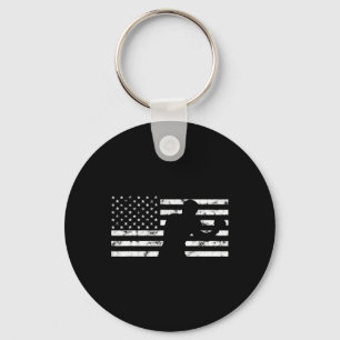 Boxer Usa Flagge Boxhandschuh Kämpfer Kampf Kickbo Schlüsselanhänger
