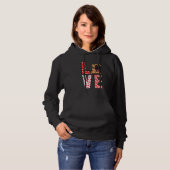 Boxer Valentines Day Love Valentine Cute Hearts Hoodie (Vorne ganz)