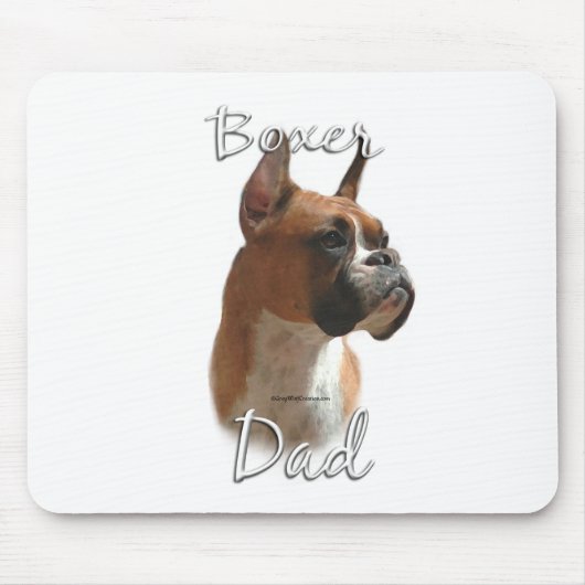 Boxer Vater 2 Mousepad (Vorne)