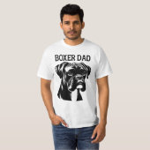 Boxer Vater, Boxer Lovers T-Shirt (Vorne ganz)