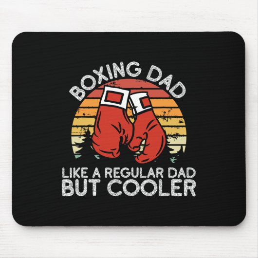 Boxer Vater Boxmoves Boxer Papa Boxer Mousepad (Vorne)