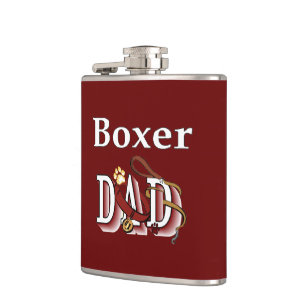 Boxer Vater Flachmann