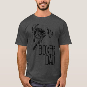 BOXER VATER HUNDE-GESICHT FÜR HUNDE LIEBER BOXER  T-Shirt