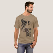 BOXER VATER HUNDE-GESICHT FÜR HUNDE LIEBER BOXER V T-Shirt (Vorne ganz)