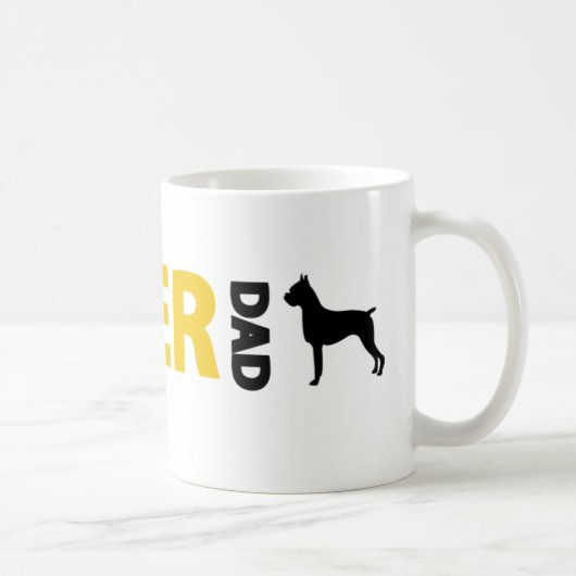 Boxer-Vater Kaffeetasse (Rechts)