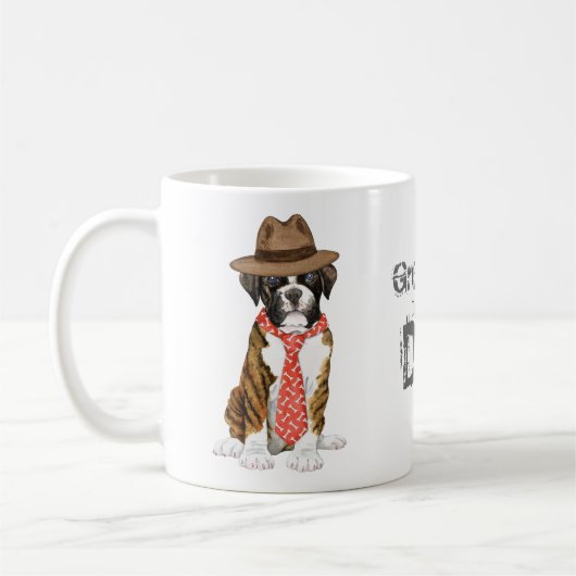 Boxer Vater Kaffeetasse (Links)