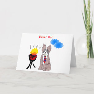 Boxer-Vater-Karte Karte