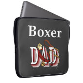 Boxer Vater Laptopschutzhülle (Vorne Rechts)