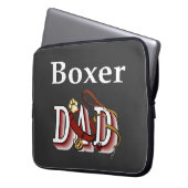 Boxer Vater Laptopschutzhülle (Vorderseite Links)