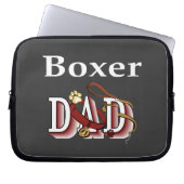 Boxer Vater Laptopschutzhülle (Vorderseite)