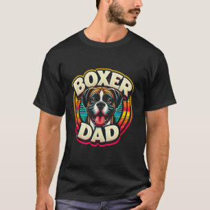 Boxer-Vater Lustiger Boxer-Hund Haustier Für Männe T-Shirt
