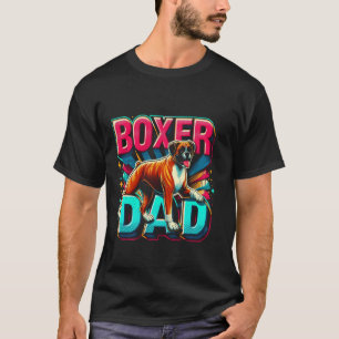 Boxer-Vater Lustiger Boxer-Hund Haustier Für Männe T-Shirt