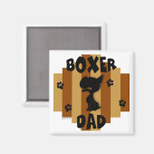 Boxer Vater Magnet (Vorderseite/Rückseite)