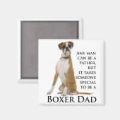 Boxer Vater Magnet (Vorderseite/Rückseite)