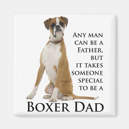 Boxer Vater Magnet (Vorne)