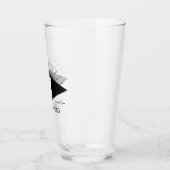 Boxer Vater Pint Glass Glas (Links)