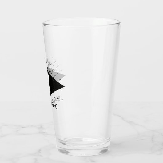 Boxer Vater Pint Glass Glas (Links)