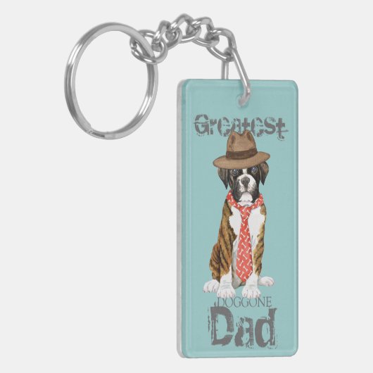 Boxer Vater Schlüsselanhänger (Vorderseite links)