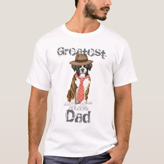 Boxer-Vater T-Shirt (Vorderseite)
