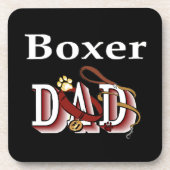 Boxer Vater Untersetzer (Vorderseite)
