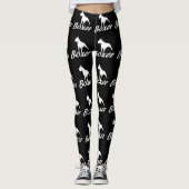 Boxer verfolgt Modekunst-Leggings Leggings (Vorderseite)