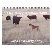 Boxer-verrückter Kalender 2012 (Titelbild)