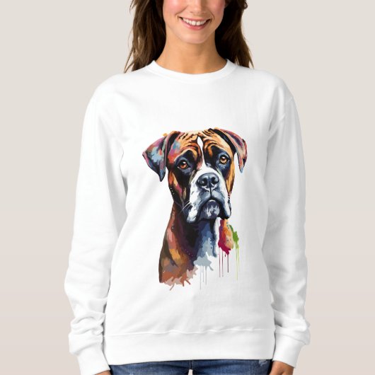 Boxer Vibranful und Colorful Sweatshirt (Vorderseite)