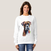 Boxer Vibranful und Colorful Sweatshirt (Vorne ganz)