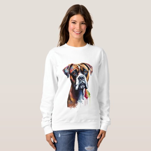 Boxer Vibranful und Colorful Sweatshirt (Vorne ganz)