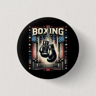 Boxer Vintag Bo - Boxer-Boxen Button