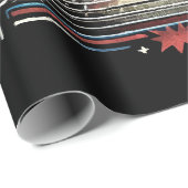 Boxer Vintag Bo - Boxer-Boxen Geschenkpapier (Rolleneckpunkt)