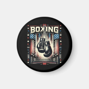 Boxer Vintag Bo - Boxer-Boxen Magnet
