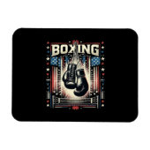 Boxer Vintag Bo - Boxer-Boxen Magnet (Horizontal)
