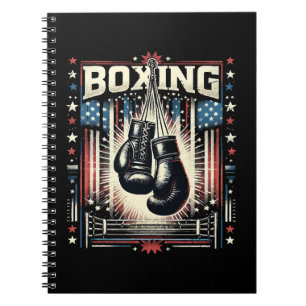 Boxer Vintag Bo - Boxer-Boxen Notizblock