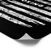 Boxer Vintag Bo - Boxer-Boxen Poster (Ecke)