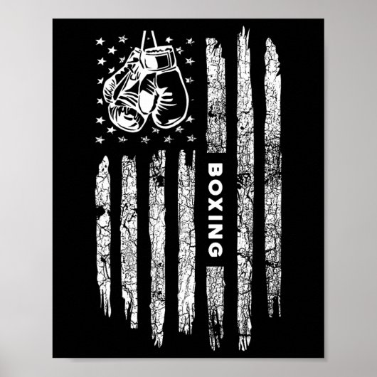 Boxer Vintag Bo - Boxer-Boxen Poster (Vorne)