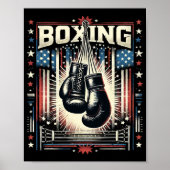 Boxer Vintag Bo - Boxer-Boxen Poster (Vorne)