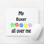 Boxer Walks Design Mousepad (Mit Mouse)