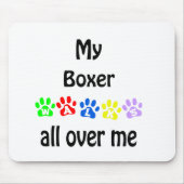 Boxer Walks Design Mousepad (Vorne)