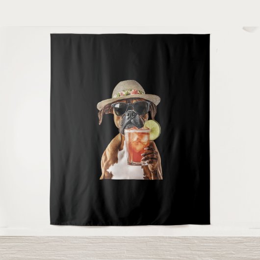 Boxer wandteppich (Vorderseite)