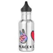 Boxer Wasser Flasche Dose Liebhaber Edelstahlflasche (Links)