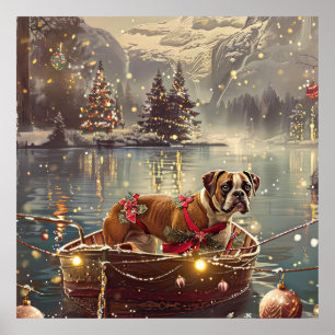 Boxer Weihnachts-Festfahrt Poster