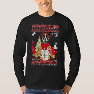 Boxer Weihnachtsbaumdekor Funny Dog Xma T-Shirt