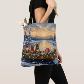 Boxer Weihnachtsboot Urlaub Tasche (Von Nahem)