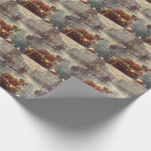 Boxer Weihnachtsfeiertage Geschenkpapier (Ecke)