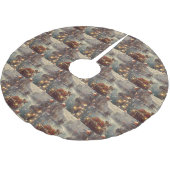 Boxer Weihnachtsfeiertage Polyester Weihnachtsbaumdecke (Schrägansicht)