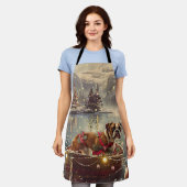 Boxer Weihnachtsfeiertage Schürze (Getragen)