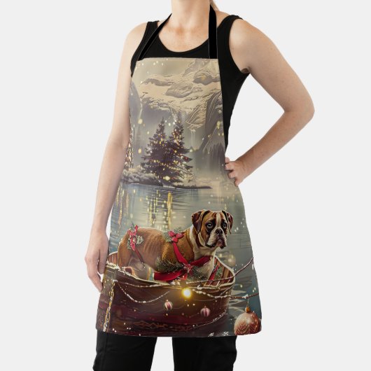 Boxer Weihnachtsfeiertage Schürze (InSitu)