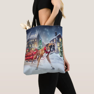 Boxer Weihnachtsfest Saison Tasche