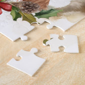 Boxer Weihnachtskranz Festiver Hund Puzzle (Seite)